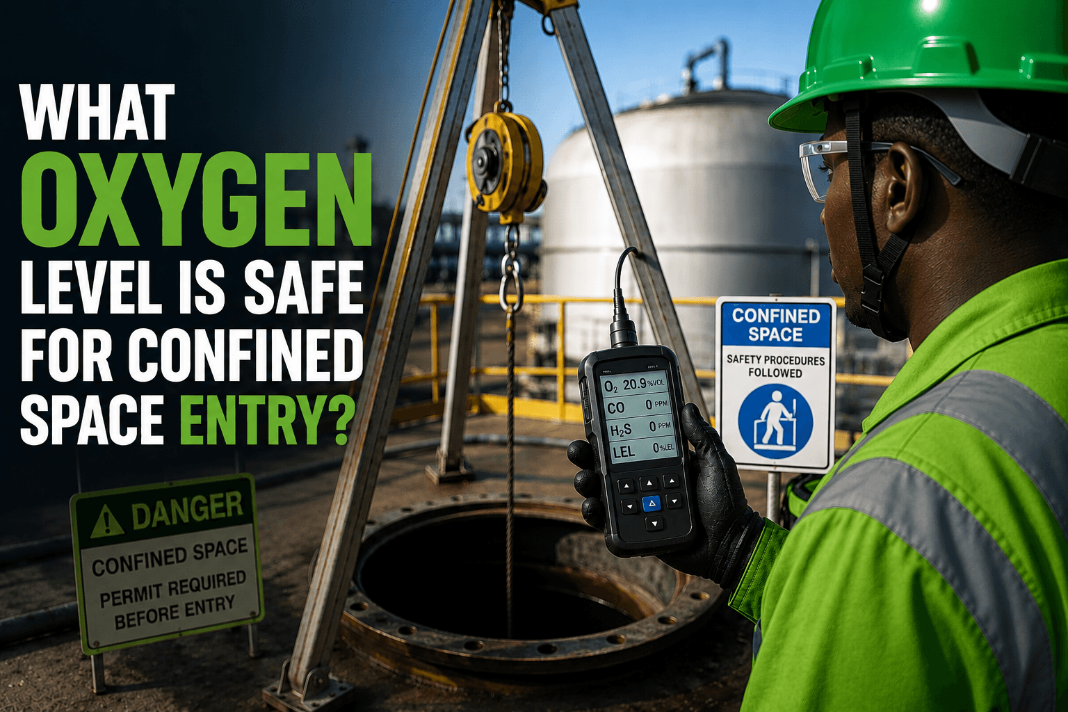 What Oxygen Level Is Safe for Confined Space Entry?